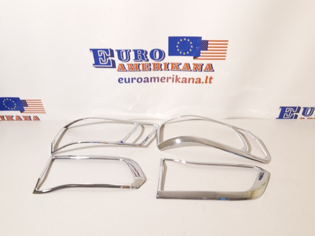 Chrome Rear Tail Light Lamp Cover
